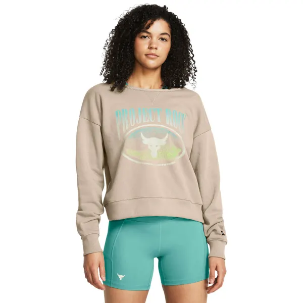 Bluza Dama PROJECT ROCK HEAVYWEIGHT TERRY LONG SLEEVE Under Armour
