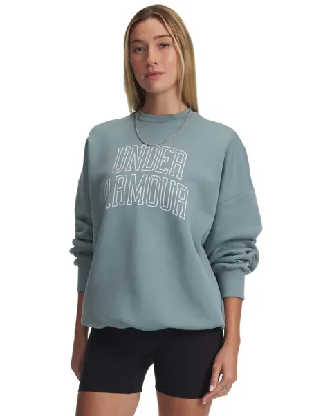 Bluza Dama RIVAL FLC OS VARSITY CREW Under Armour
