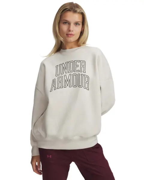 Bluza Dama RIVAL FLEECE VARSITY CREW Under Armour