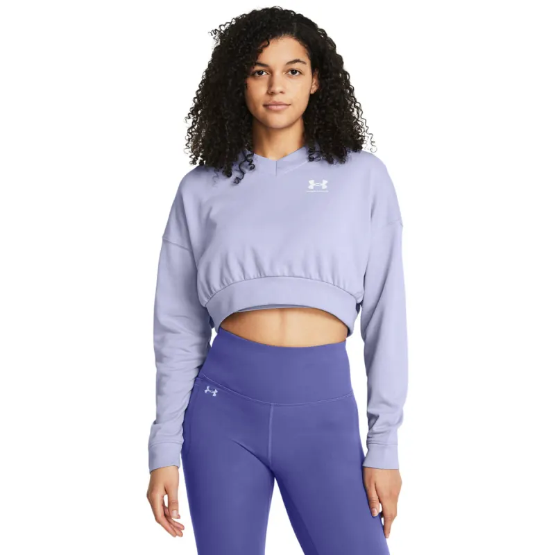 Bluza Dama RIVAL TERRY CROP CREW Under Armour