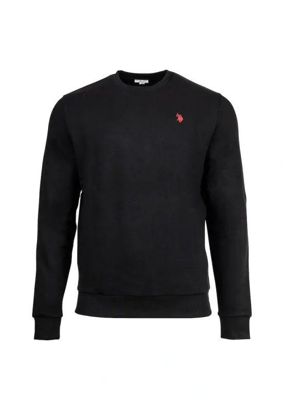Bluza de trening cu broderie logo discreta - Negru