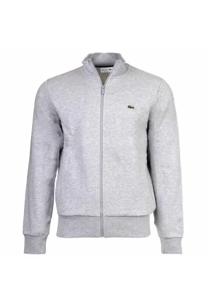 Bluza de trening cu buzunare laterale si fermoar - Gri