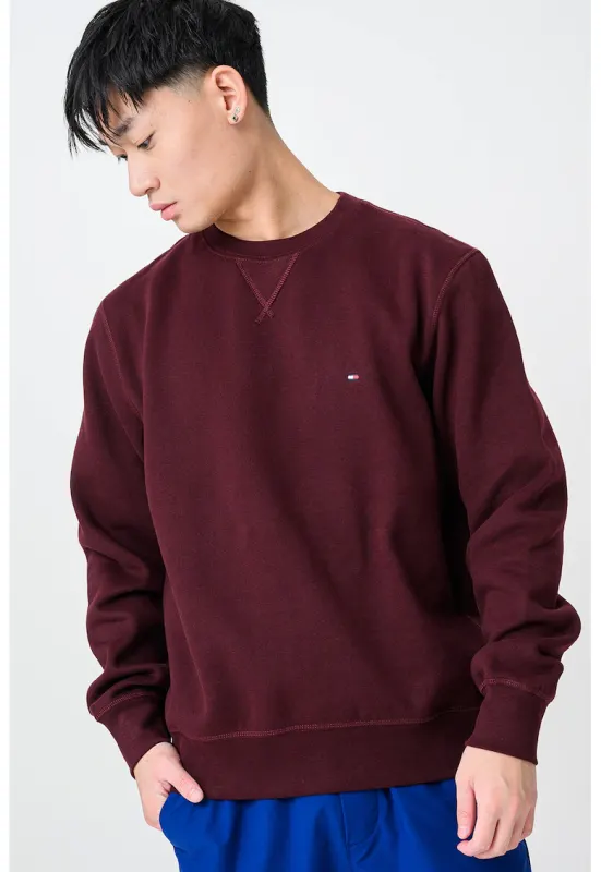 Bluza de trening cu captuseala de fleece - Violet pruna