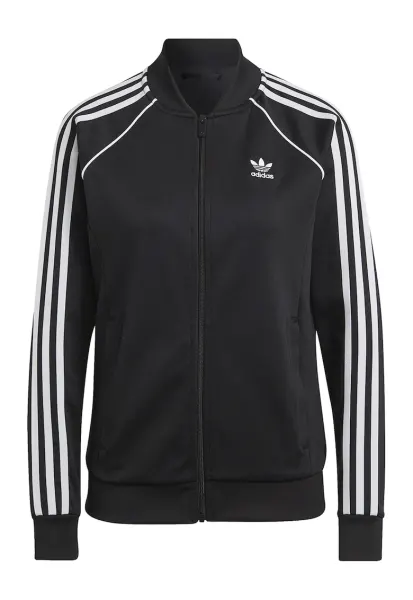 Bluza de trening cu fermoar Adicolor Classics - Negru