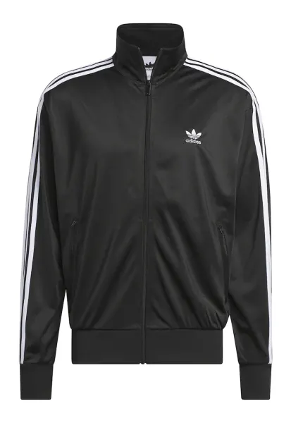Bluza de trening cu fermoar si guler inalt Firebird - Negru/Alb optic