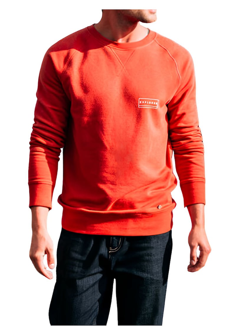 Bluza de trening cu imprimeu pe spate -