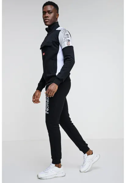 Bluza de trening cu logo Fagostino - Alb/Negru