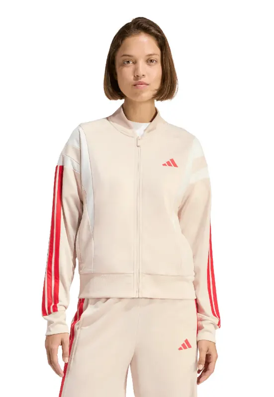 Bluza de trening cu logo si fermoar