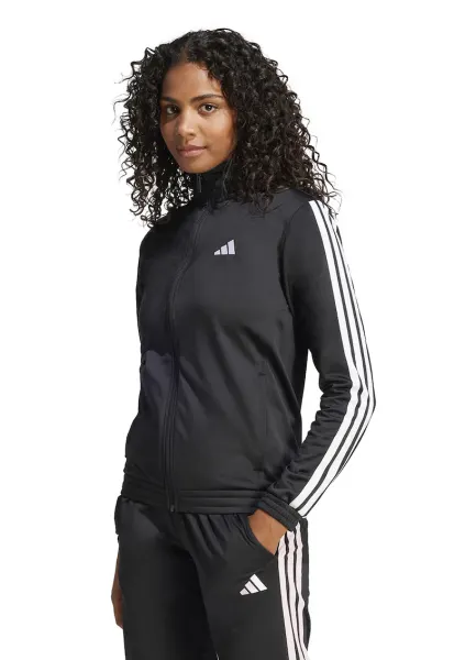 Bluza de trening cu logo si fermoar - Alb/Negru