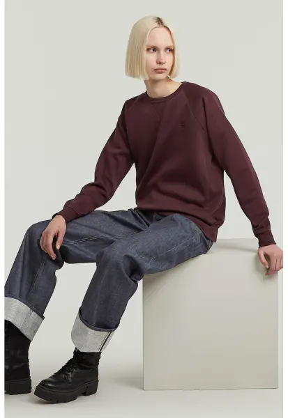 Bluza de trening cu maneci raglan Premium Core 2.0 - Maro cognac