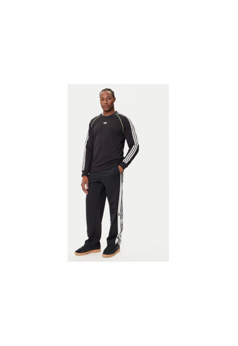 Bluza de trening  cu model de dungi din bumbac