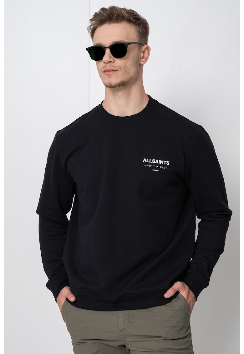 Bluza de trening din bumbac organic Underground - Negru