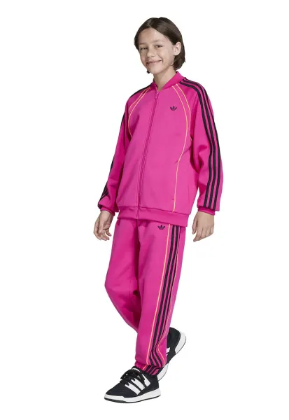 Bluza de trening lejera cu fermoar - Roz
