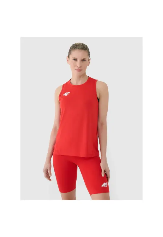Bluza de trening  uscare rapida - rosu - material sintetic