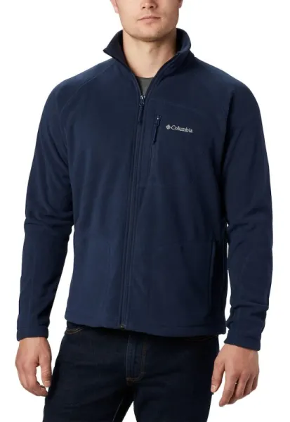Bluza din fleece cu fermoar pentru trekking Fast Trek™ II - Bleumarin