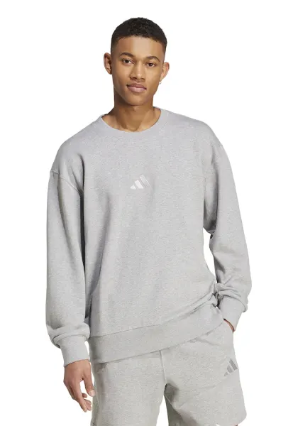 Bluza lejera de trening din bumbac ALL SZN - Gri melange