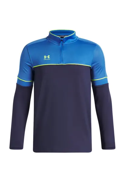 Bluza pentru fotbal Challenger - Albastru royal/Albastru indigo/Verde lime