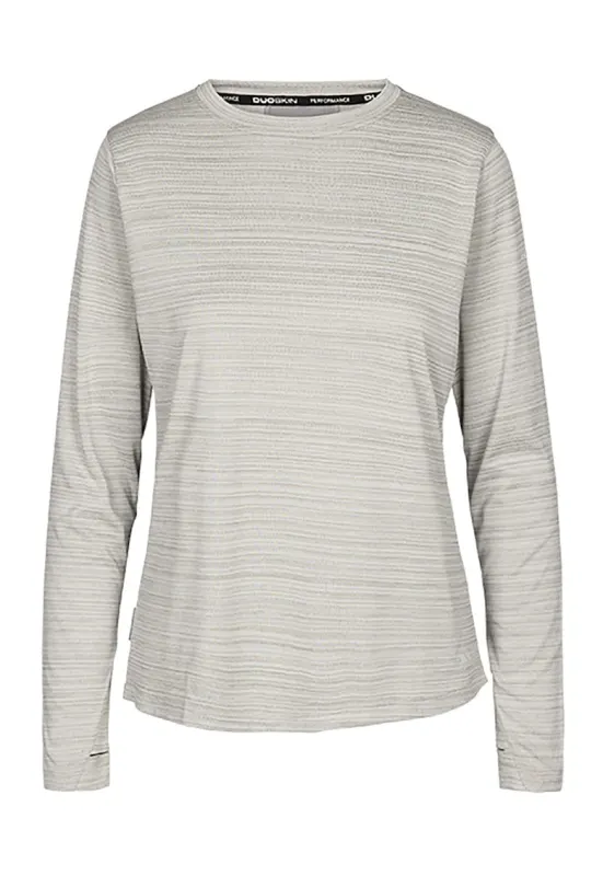 Bluza pentru trekking Nettil - Gri deschis