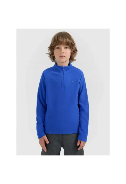 Bluza sport baieti - poliester - albastru