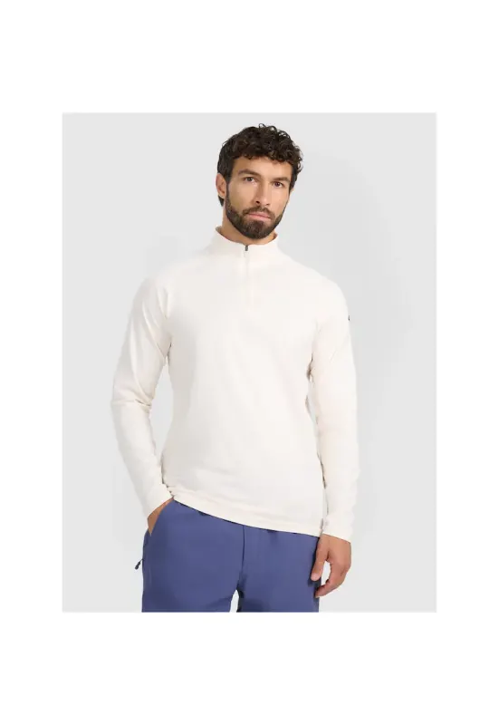 Bluza sport barbati  lenjerie termica - bej - tehnologie 4FWarm - croiala regulata -