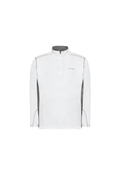 Bluza sport barbati -  poliester - gri/alb