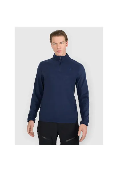 Bluza sport barbati  poliester - tehnologie 4FWarm - bleumarin - Albastru/Bleumarin