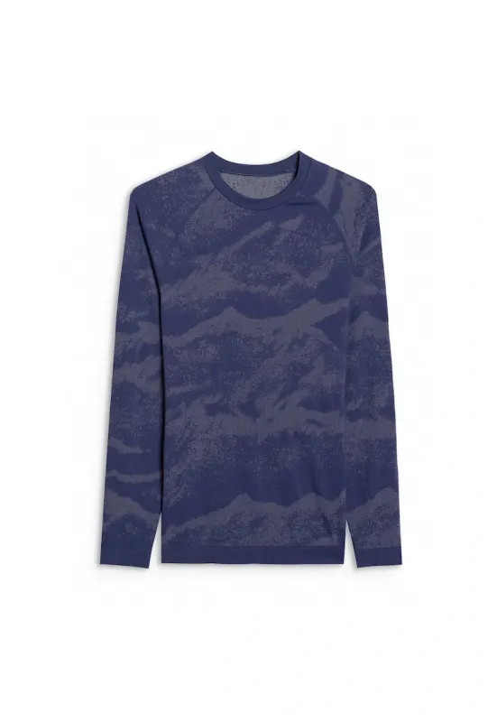 Bluza sport barbati - termica - poliester - tehnologie 4FSkin - albastru - Albastru