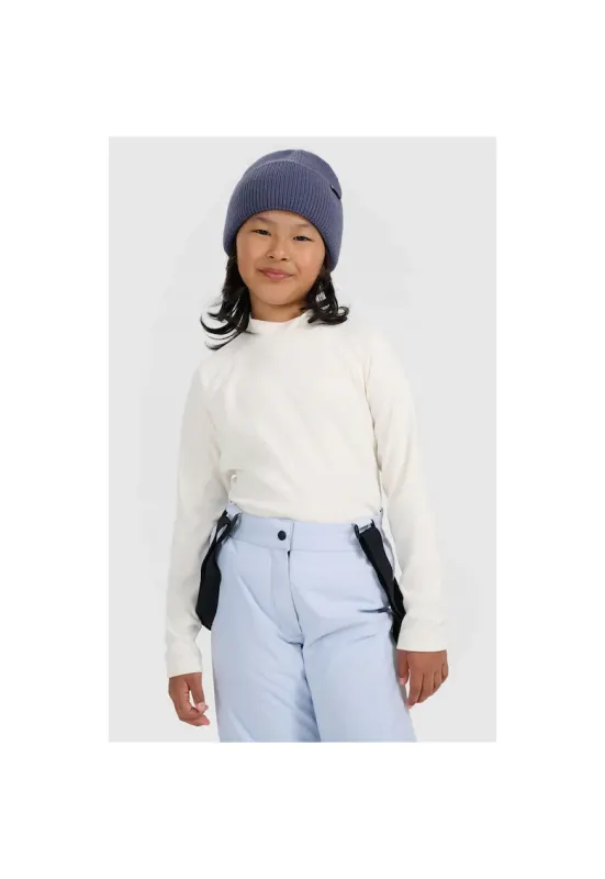 Bluza sport copii -  fleece - alb