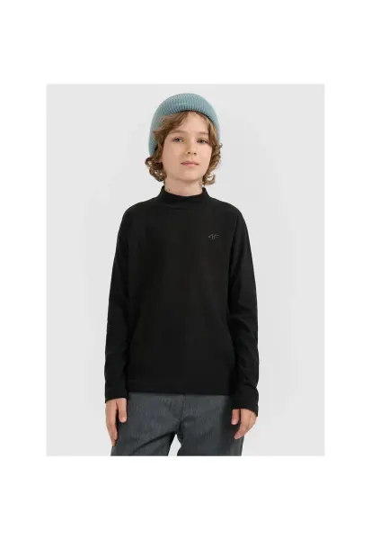 Bluza sport copii  negru - polar - pentru ski -