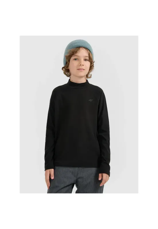 Bluza sport copii  negru - polar - pentru ski -