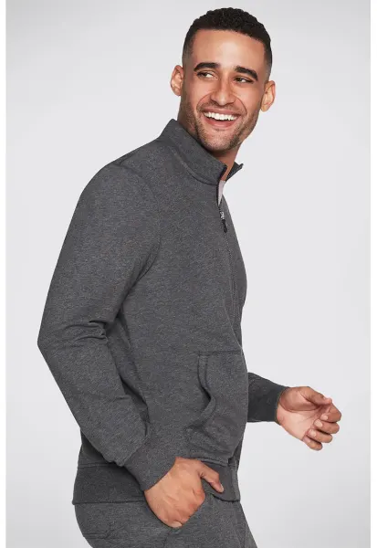 Bluza sport cu fermoar pentru antrenament The Hoodless - Gri melange