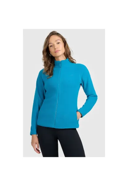 Bluza sport dama  poliester - albastru