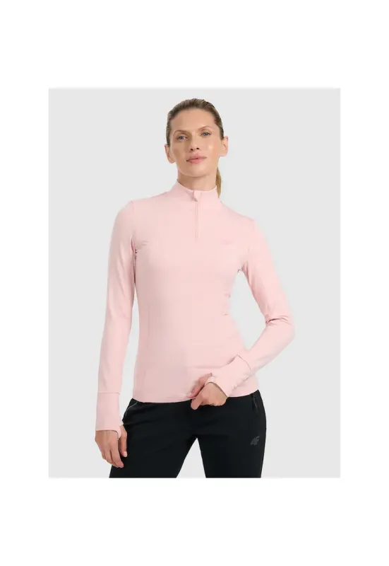Bluza sport dama - poliester - roz deschis