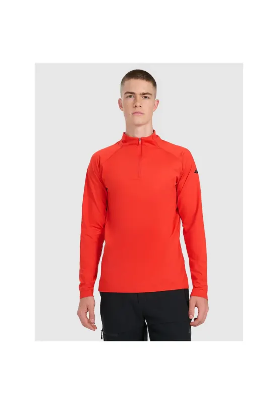 Bluza sport  lenjerie termica - rosie - tehnologie 4FWarm - barbati