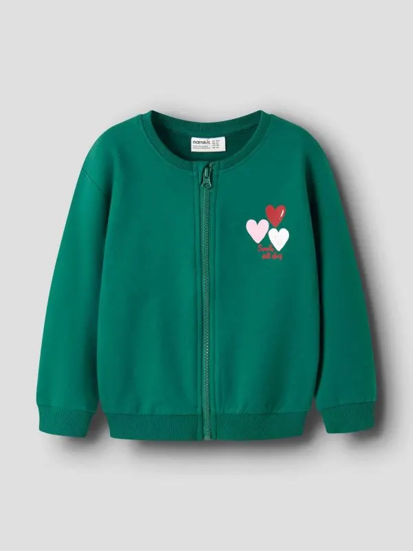 Bluza sport Nmflaufey Ls Nreg Sweat Card Bru Box