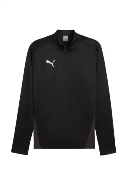 Bluza sport pentru barbati -  Teamgoal 658629 03 - negru - cu fermoar 1/2