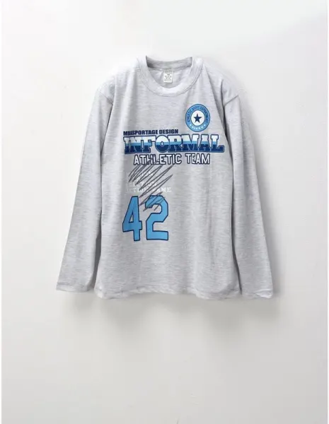 Bluza subtire Athletic Team, gri