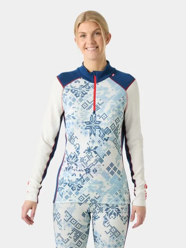Bluza termica W Lifa Merino Midw Gra 1/2 Zip