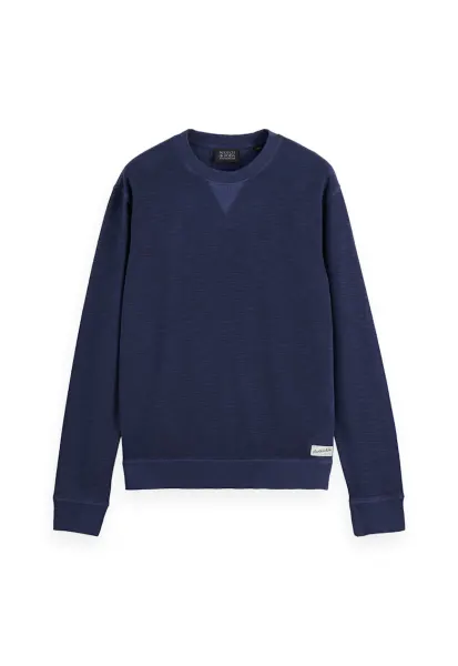 Bluza uni de trening cu model structurat - Albastru inchis