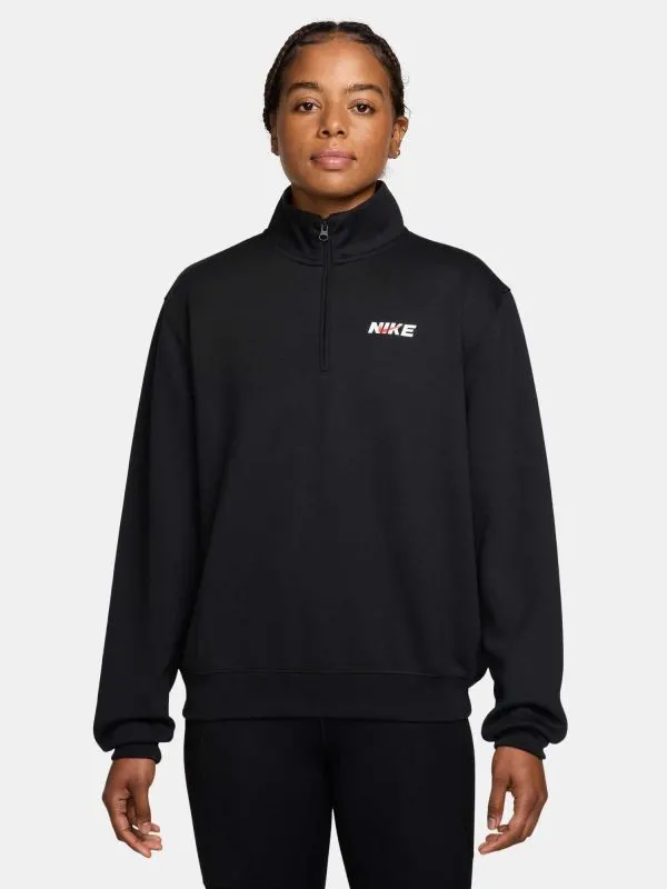 Bluza W Nk Df Stdo Flc Spt Qz Cpsl B