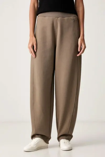 BOSS  pantaloni de trening pentru femei cu bumbac Essuge