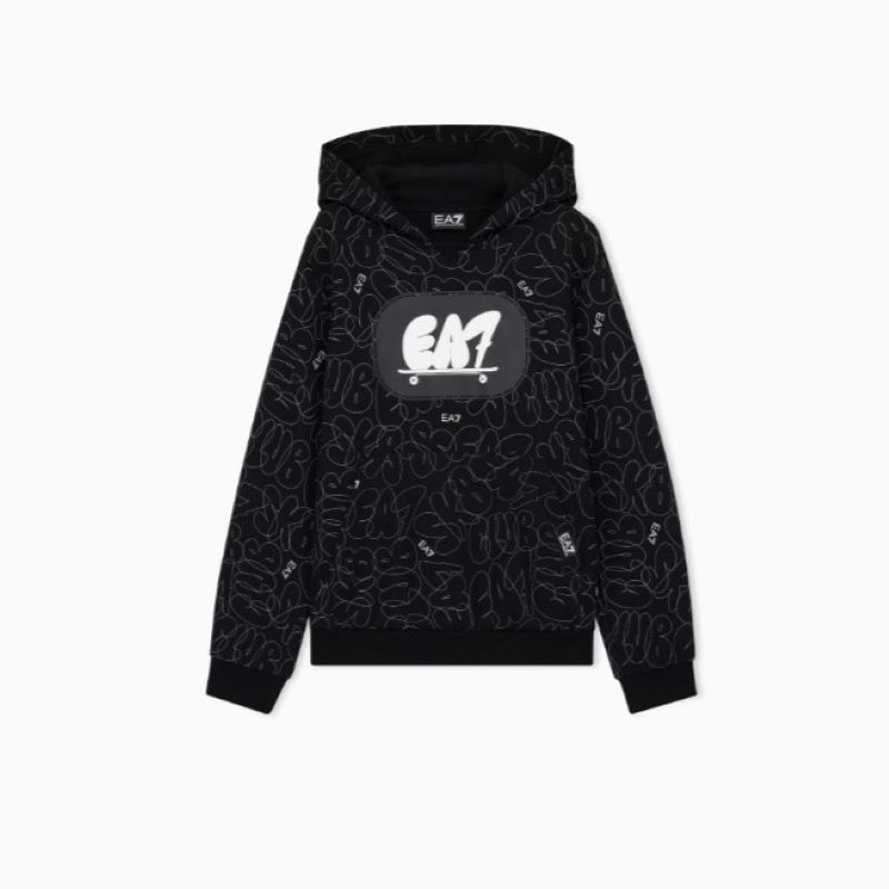 Hanorac EA7 LOGO SERIES BOY HOODIE RN SKATE LOGO BR