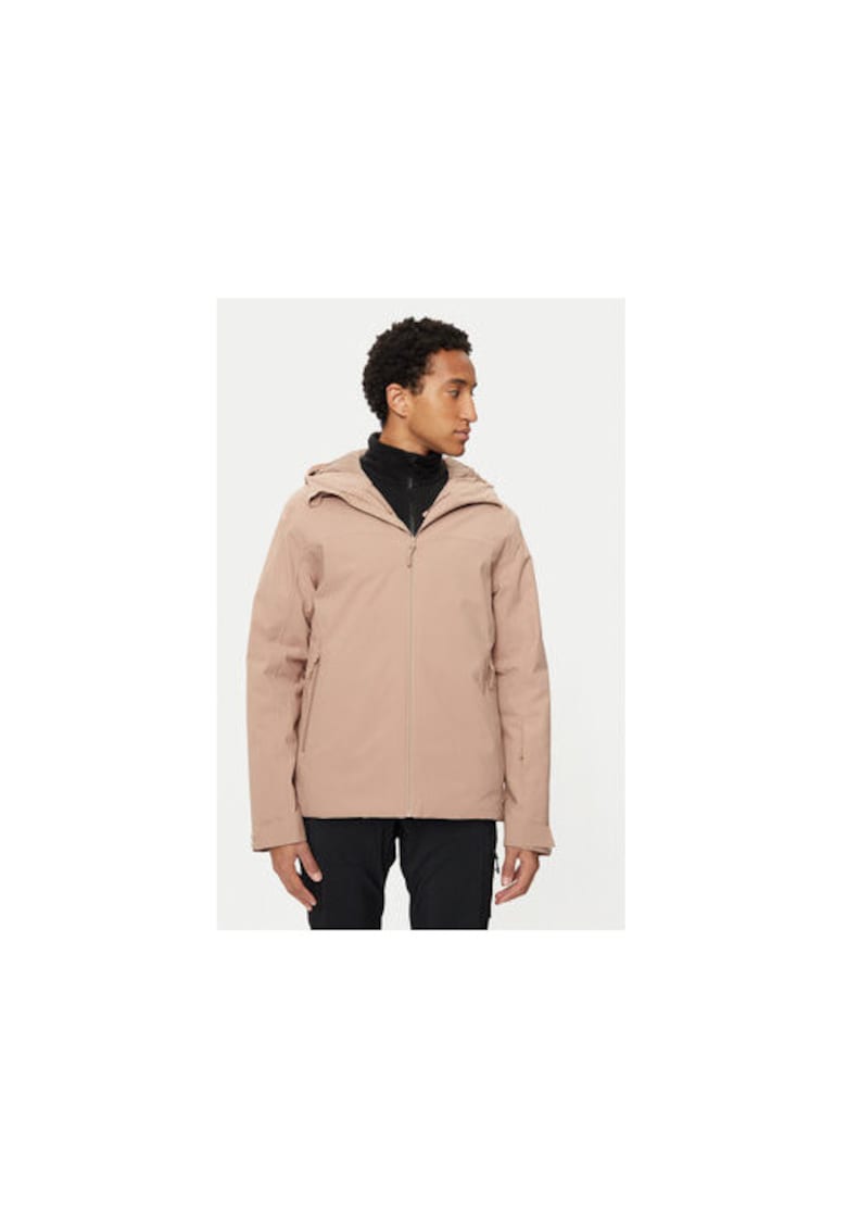 Geaca ski barbati - 303945541 - Poliester - Maro - Maro