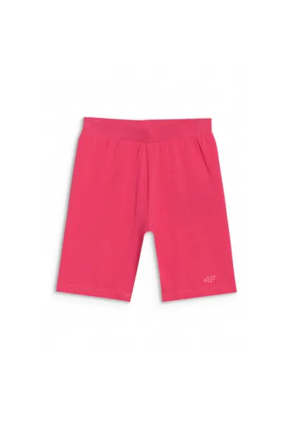 Colanti ciclism fete  slim fit - talie inalta - roz - bumbac