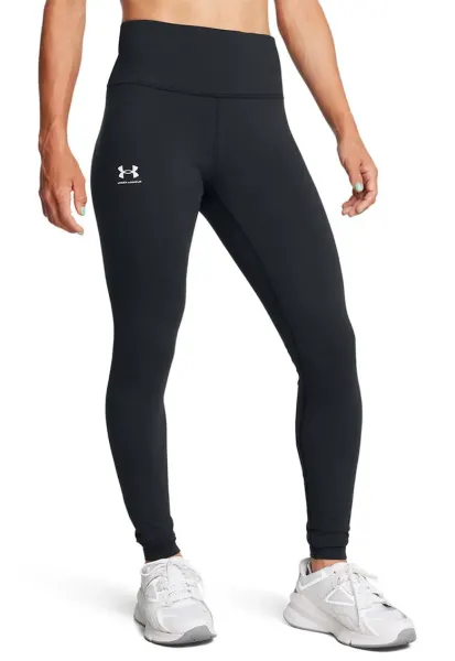 Colanti cu talie inalta pentru fitness Rival - Negru