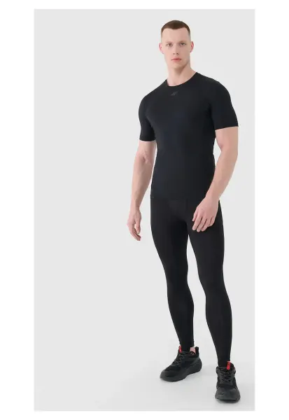 Colanti de antrenament negru - uscare rapida - material reciclat