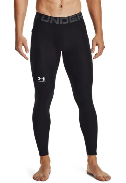 Colanti de compresie pentru antrenament HeatGear® - Alb/Negru