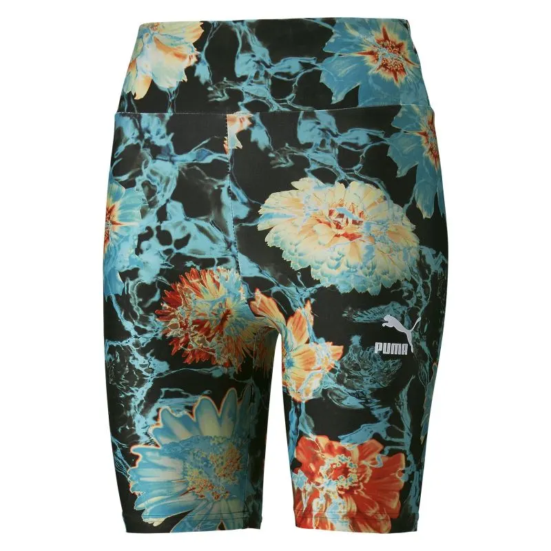 Colanti PUMA pentru femei HF HIGH WAIST AOP 7 TIGHT SHORTS - 53416801