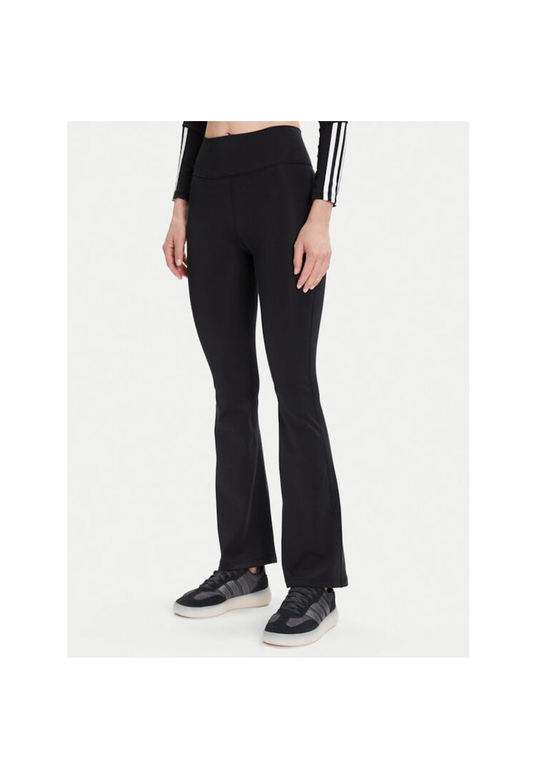 Colanti sport dama  negru - material elastic