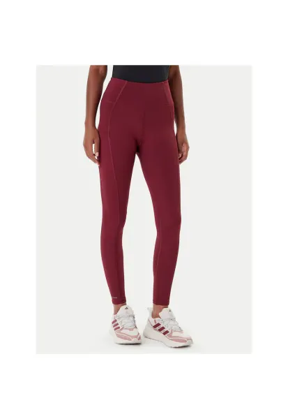 Colanti sport dama  rosu - fabricat elastic